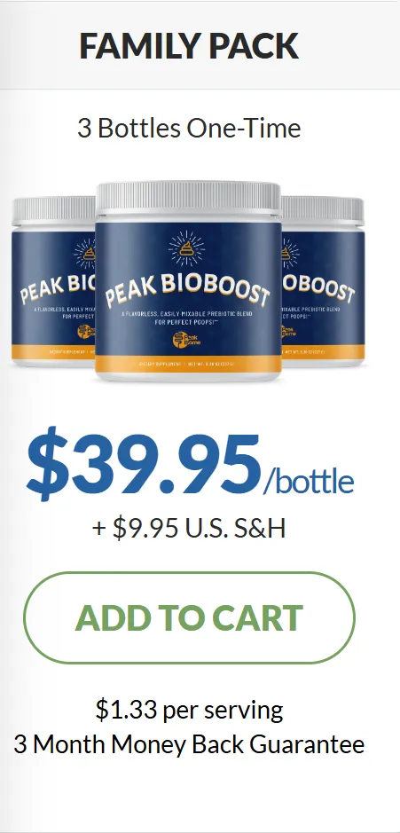 Peak BioBoost-3 bottle price
